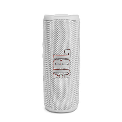 JBL Altoparlante portatile stereo, speaker bluetooth, cassa waterproof bianco, 12 ore di autonomia