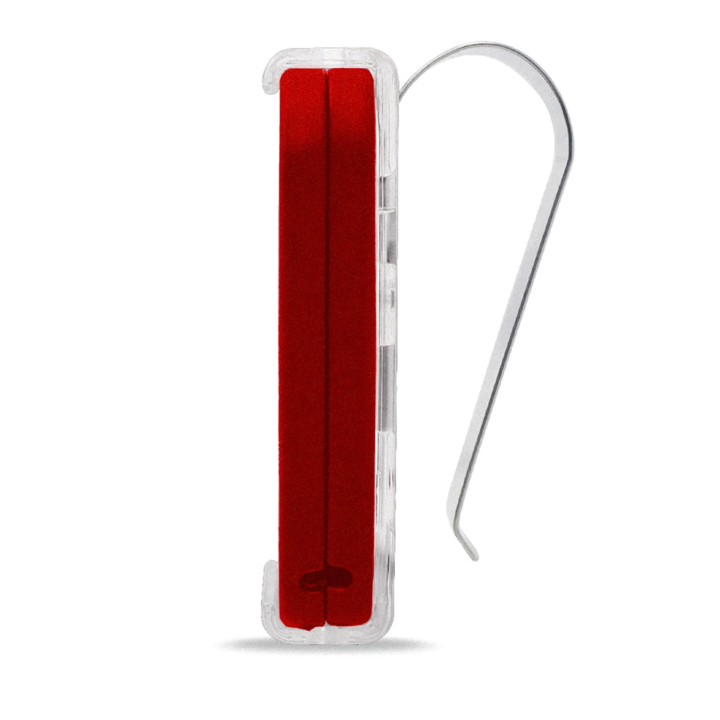 WHY EVO MINI Multi-frequency rolling code remote control from 280 to 868 MHz with Visor Clip, programmable self-learning gate opener, wide-range remote control with 4 buttons, vulcan red