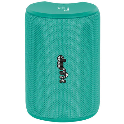 X-JUMP XJ-50 Cassa Bluetooth portatile amplificata 18W, Altoparlante TWS, ingresso AUX e MicroSD, microfono incorporato, speaker turchese resistente all'acqua waterproof IPX7