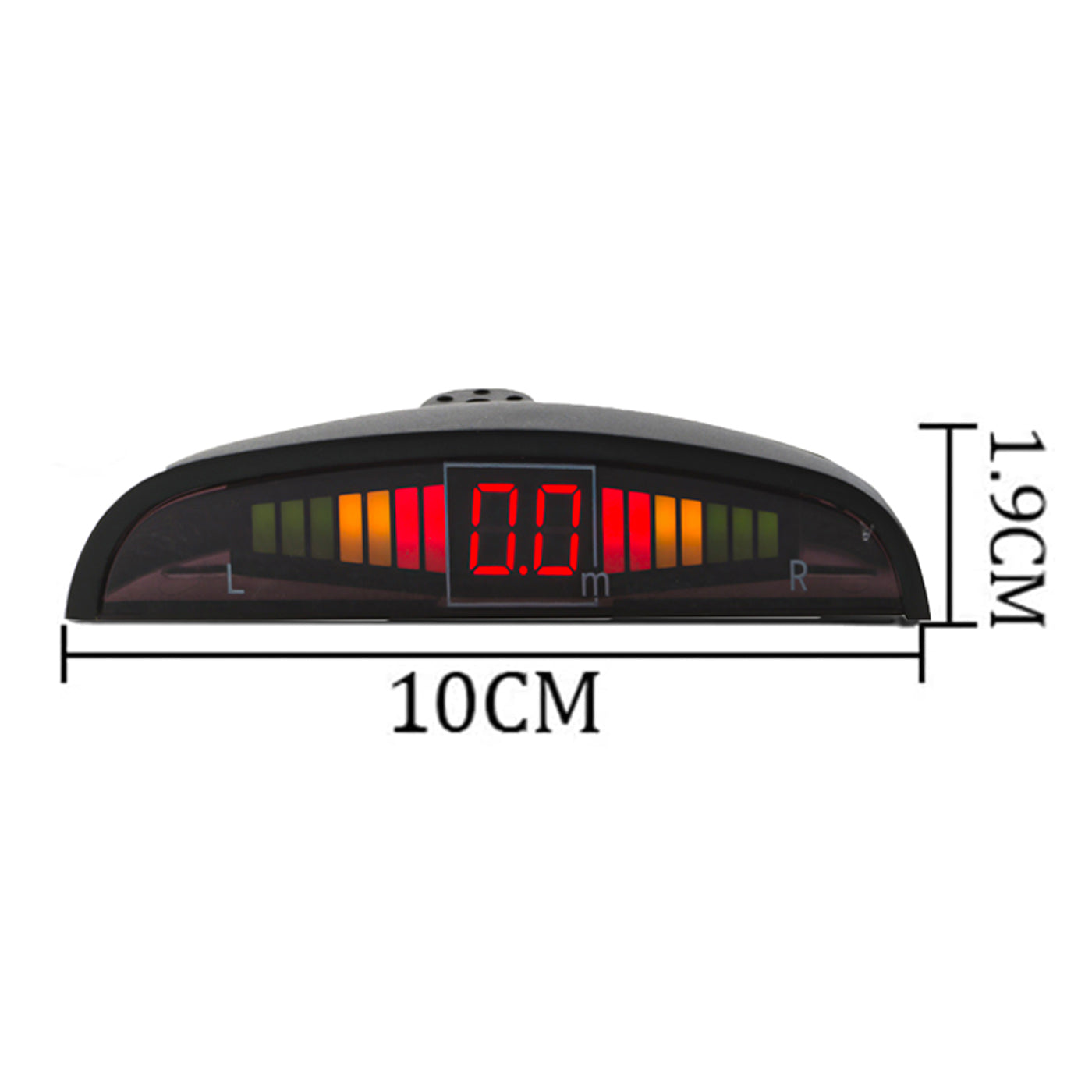 Alcapower 970051 Kit de 4 capteurs de recul, affichage numérique avec indicateurs LED et avertissement sonore, câble de 15 mètres, unité de commande intégrée