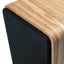 Thomson WS602 Duo, Wooden speaker set with remote control, 100W power, Bluetooth 5.0 speaker, turntable speakers, stereo audio system