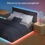 Decoled Striscia LED 5m Bluetooth, striscia flessibile 150 LED RGB Impermeabili, controllata da App o Telecomando, Luci LED adatto per TV, Camera da letto, Natale, Feste e Decorazioni per la casa