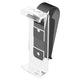 WHY EVO Visor Clip garage remote control holder for sun visor, compatible with WHY EVO multi-frequency gate opener radio control, transparent, steel 