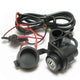 Alphaelettronica USB adapter with two USB outputs, 12-28V input, with input cable for motorcycles