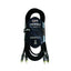 Câble audio Life avec connecteurs dorés, câble RCA mâle Ø6mm, câble audio RCA, 1,5 m