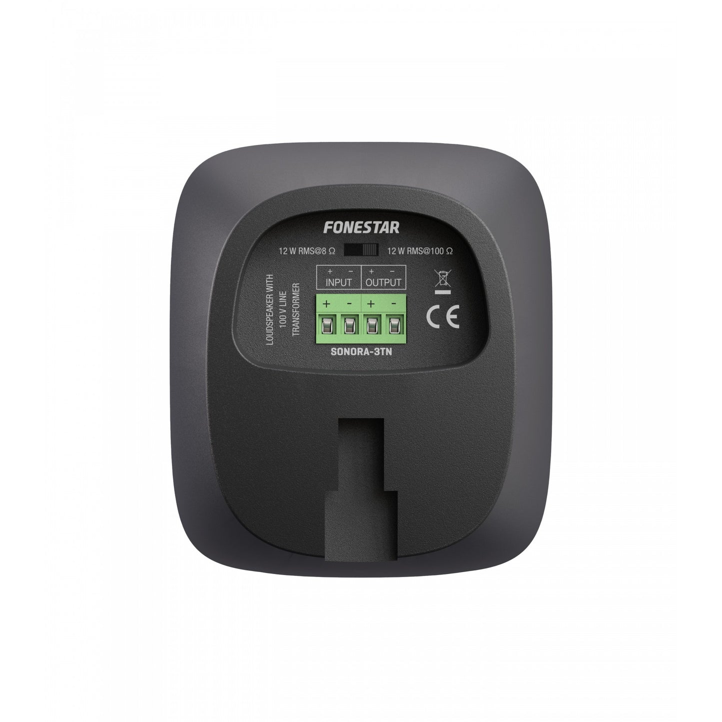 Fonestar Sonora 3TN Altoparlante da superfice, diffusore audio con trasformatore di linea a 100V, cassa altoparlante a bassa impedenza