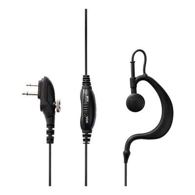 Midland MA 27-M microfono auricolare con tasto PTT  connettore 2 pin C1130