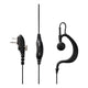 Midland MA 27-M earphone microphone with PTT button 2-pin connector C1130