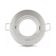 Alpha Elettronica Satin support for LED lamp, adjustable ring, GU10 - Ø83mm, bulb support
