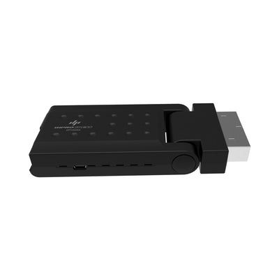 Aurigia Decoder digitale terrestre SCART-STICK DVBT2 H265 PVR - RCU 2IN1 con telecomando universale tv