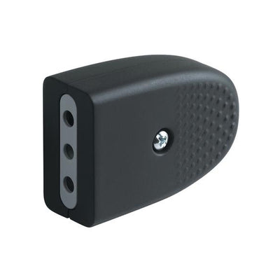 Bticino 2P+E 10A Corner space-saving socket, anthracite colour, flying socket