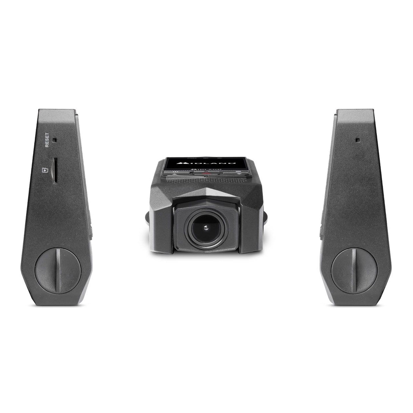 Midland Street guardian easy con schermo integrato da 2", videocamera da auto 1080p 30fps, dashcam Full HD con lente grandangolo 120°, slot microSD