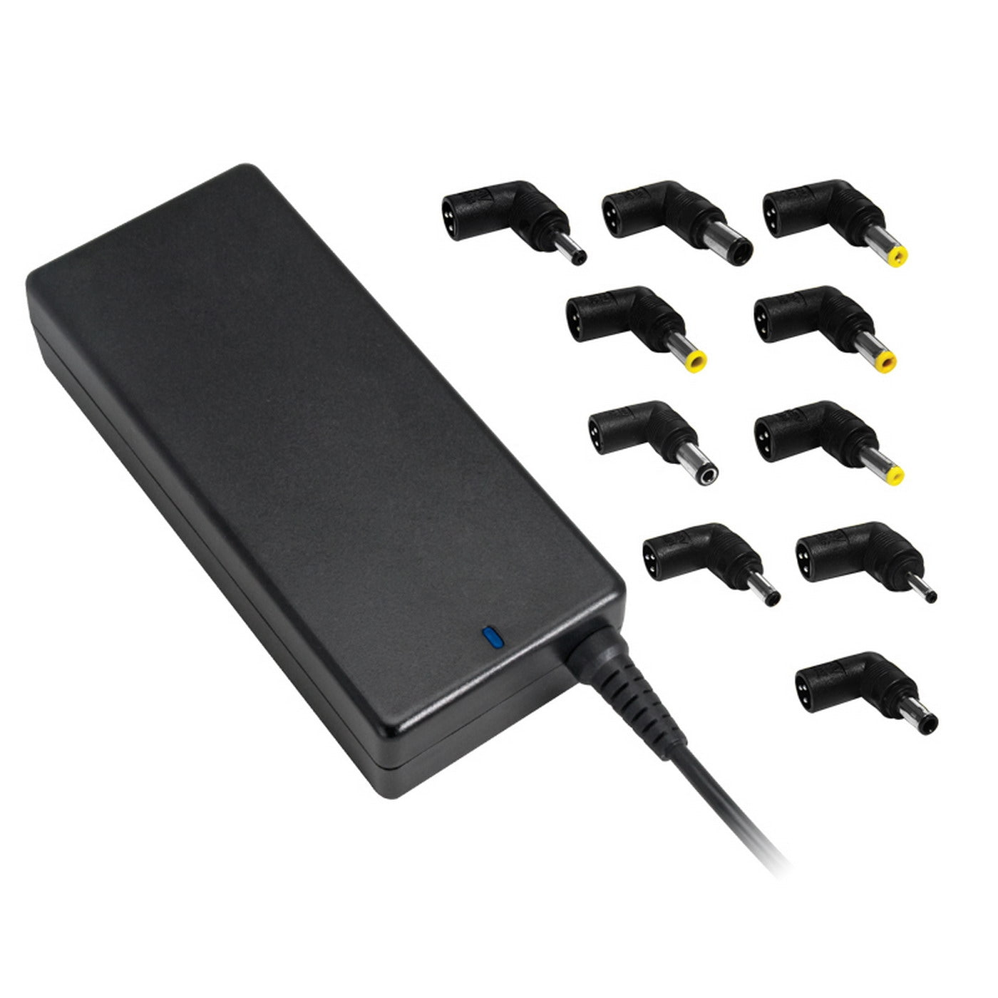 Alcapower Adattatore universale, caricabatterie 90W, alimentatore universale notebook, alimentatore computer portatile, caricatore universale