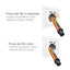 Elcart Non-contact AC voltage detector, phase finding pen with LED, tool for checking the presence of voltage, electric current tester