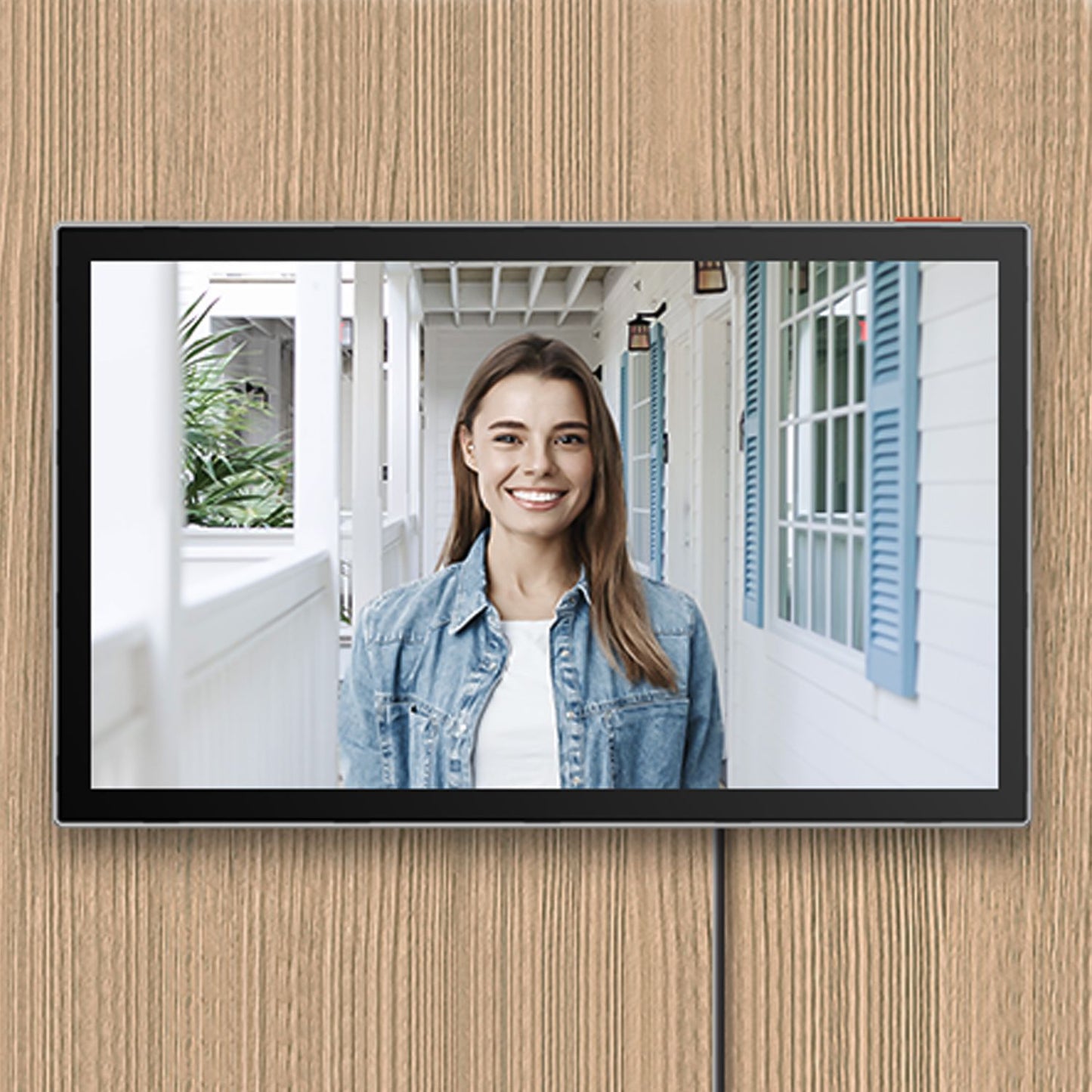 Ezviz HP7 Videocitofono smart home 2K, connesso ad internet, citofono smart con schermo touch da 7 pollici, campanello integrato