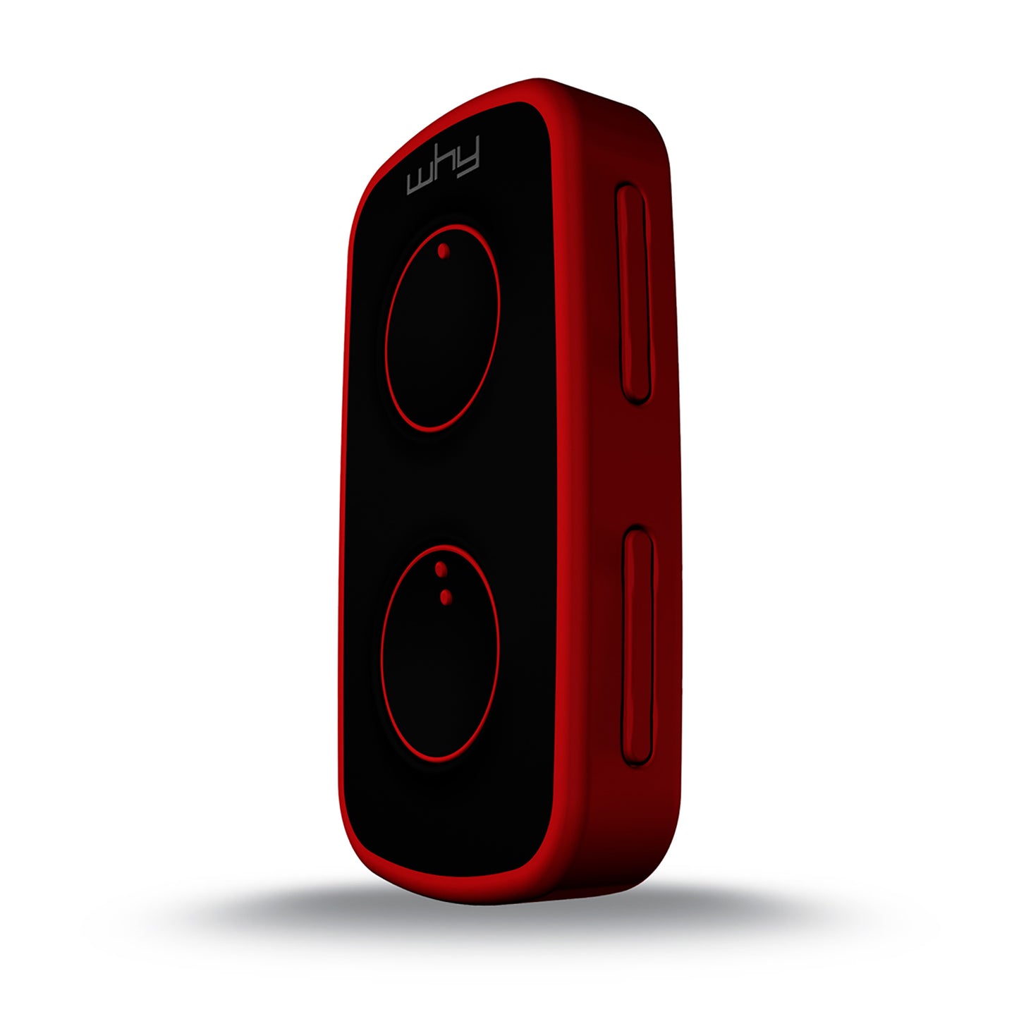 WHY EVO MINI Multi-frequency rolling code remote control from 280 to 868 MHz with Visor Clip, programmable self-learning gate opener, wide-range remote control with 4 buttons, vulcan red