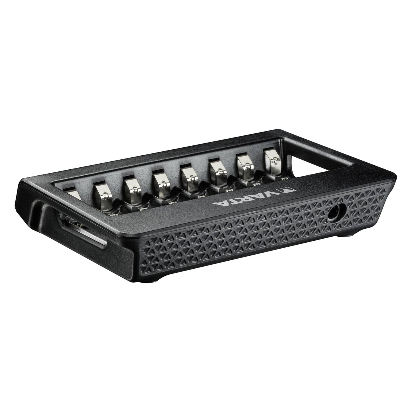 Varta Caricatore per AA e AAA, 8 slot, carica pile ministilo e stilo in 4 ore, schermo LCD con percentuale di carica