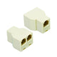 Adaptateur de prise modulaire Life 3 broches à broches pour réseau téléphonique, adaptateur réseau téléphonique, 2 pièces