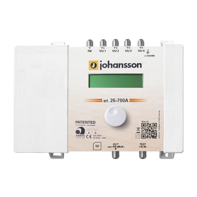 OFFEL Johansson Revolution HP, terrestrial control panel with programmable filters, gain >75dB, over 50 programmable channels, 26-700A