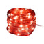 Decoled Guirlande lumineuse d'extérieur 300 LED lumière rouge, LED Nano Bean IP44, lumières de Noël modulaires, décorations lumineuses étanches, câble transparent
