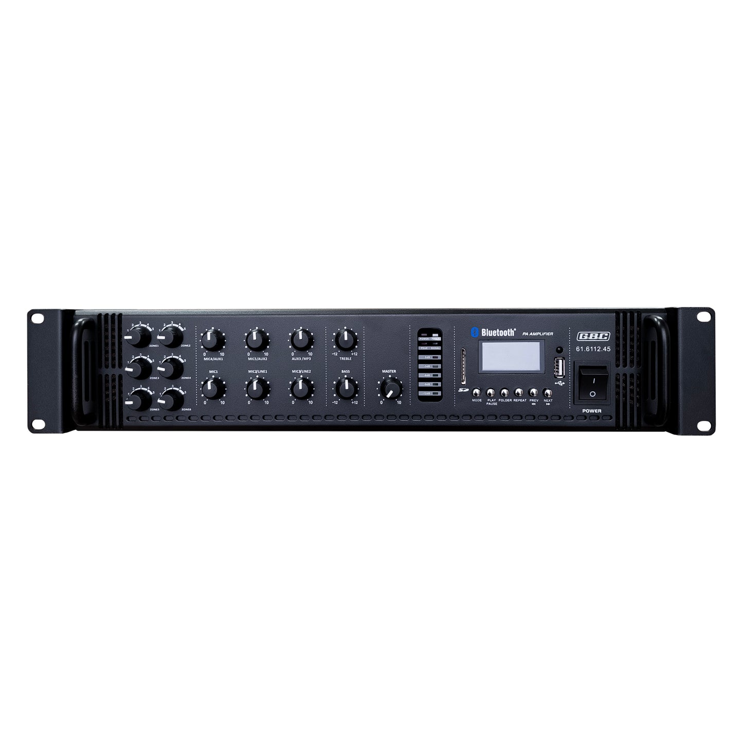 GBC Professional Amplifier, Bluetooth Audio Amplifier, 6 Zone with MP3 Player, Bluetooth Amplifier