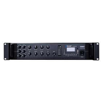 GBC Amplificatore professionale, amplificatore audio bluetooth, a 6 zone con lettore mp3, amplificatore bluetooth