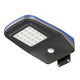 Alcapower 929623 Proiettore lampione solare LED a batteria, IP65, 2000lm, 6000K sensore PIR e crepuscolare, telecomando a infrarossi e staffe di montaggio incluse